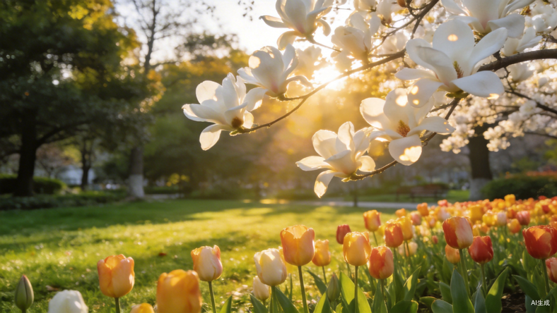 上海的春天,在菜里,也在花里